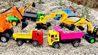 Camiones Infantiles de Construcción  Carros Tractores y Vehículos para Niños  Vehicles for Kids [upl. by Niar]