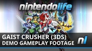 Gaist Crusher 3DS Demo Gameplay Footage [upl. by Nelak651]