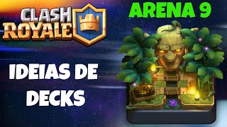 😁 SUBA PARA A ARENA 10 COM ESSAS IDEIAS DE DECKS MELHOR DECK ARENA 9  Clash Royale EP 9 [upl. by Ettennyl58]