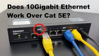 Can you run 10Gbit Ethernet over Cat5e [upl. by Bonnie]