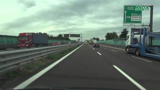 Italy  ItalienAutostrada A4 Richtung Milano  A22 Richtung Bolzano [upl. by Nayd515]