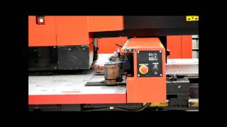 Amada Vipros 255 CNC Turret Punch Press [upl. by Sllew]