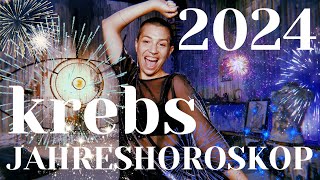 KREBS 2024 JAHRESHOROSKOP  eine astrologische Energievorschau für ein erfolgreiches 2024 [upl. by Akemehc]