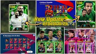 Big Update 🔥😊 Cristiano Ronaldo Premium Pack New MSN Barcelona Epic New Showtime eFootball 2025 [upl. by Ecinnahs192]