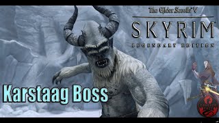 Karstaag Boss Solstheim  Argoniano Alquimista en Skyrim con MODs [upl. by Falo]