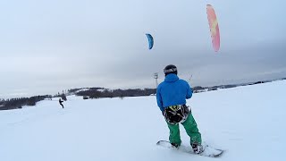 Snowkiting Olpe 012024 [upl. by Odey990]