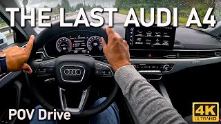 The Last Audi A4 with combustion engine POV Drive 2024 [upl. by Camile]