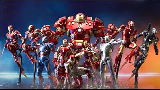 threezero DLX Iron Man Collectible Figure Series [upl. by Adiehsar573]