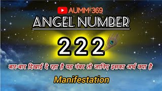 222 Angel Number explain In Hindi 🧚‍♀️ Angel Number Series Episode 4  Love Career Future [upl. by Hgielrebma]