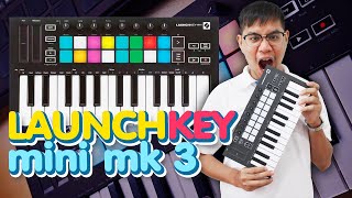 คีย์บอร์ดคอนโทรลเลอร์ยอดฮิต Launchkey Mini Mk3  Audiocity Review EP 26  Novation [upl. by Walling]