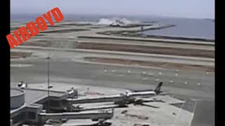 Asiana Airlines Flight 214 Accident CCTV Video [upl. by Htennek]