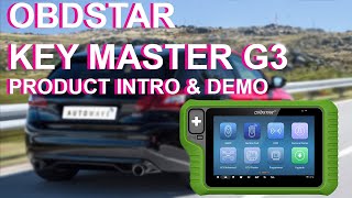 OBDStar Key Master G3 Key Programming Tool Intro and Demo [upl. by Aihseyt]