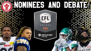 2024 CFL Awards Nominees CFL News [upl. by Aeuhsoj]