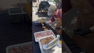 Pulled Pork with Easton Barbecue at Carolina BBQ Festival 2024 [upl. by Terhune960]