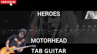 MOTORHEAD  HEROES  TAB GUITAR [upl. by Rezzani]