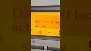 Siemens AntifleckenSystem WM14S741How to activate the child lock [upl. by Edvard518]