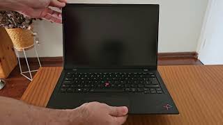 Thinkpad X1 Carbon Gen9 I71185G7 16gb Ram 256gb Ssd Full HD Teclado Retroiluminado [upl. by Anohs]