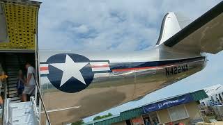 Lockheed Constellation C121 A at Oshkosh Friday July 28 walk around [upl. by Peadar]