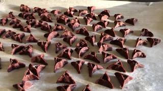 100 Hamantaschen in 30 min [upl. by Egiarc]