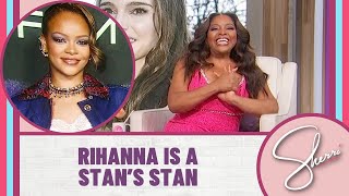 Rihanna Gives Natalie Portman Her Flowers  Sherri Shepherd [upl. by Nnylirehs]