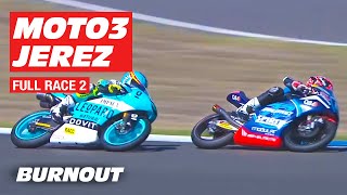 Moto3 Junior World Championship  FULL RACE 2  Circuito de Jerez 2019  BURNOUT [upl. by Rhoads]