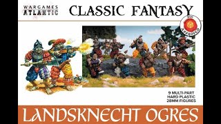 Painting Landsknecht Ogres by Wargames Atlantic [upl. by Einafit402]