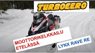 LYNX RAVE RE 600 ETEC ja etelässä kelkkailu [upl. by Kerby]