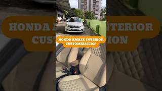 Honda Amaze Interior Customization [upl. by Iralav]