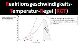 RGTRegel ReaktionsgeschwindigkeitsTemperaturRegel  Enzymatik Ökologie Biologie Oberstufe [upl. by Nairahcaz460]