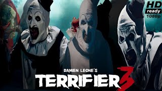 Terrifier 3 Full Movie 2024 Facts  David Howard Thornton Lauren LaVera Jenna Kanell  Review [upl. by Nauquf]