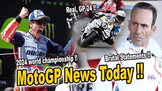 Everyone Shock Ducati GP24  Crazy Thiss why Marquez won twice Honda BOSS Opens Up MotoGP 2024 [upl. by Suoivatra]