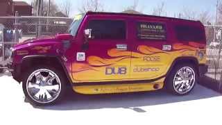 HILLYARD CUSTOM RIMampTIRE WORLDS MOST EXPENSIVE HUMMER H2 SPINNER RIMS [upl. by Tuhn]