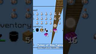 MLG with Slow falling potion on mobile minecraft mlg dream [upl. by Rosabelle6]