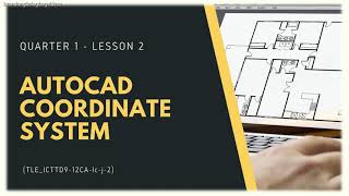 LESSON 2  AUTOCAD COORDINATE SYSTEM [upl. by Ahtis]