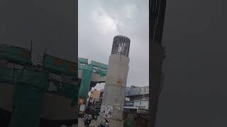 2dayin Chennai  Metro update from Kovilambakkam to Nanganallur metro kovilambakkam madipakkam [upl. by Nnylyma]