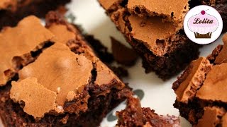 Receta de brownie de chocolate moca y nueces  Brownie casero  Brownie con nueces [upl. by Gnehp]