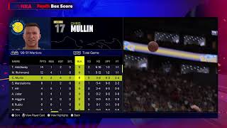 NBA 2k25 BITW Tournament 91 Warriors v 08 Nuggets [upl. by Celestyna805]