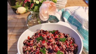 Quinoa Salad Recipes  How To Make Rainbow Quinoa Salad Recipe  Quinoa Recipe For Vegetarians [upl. by Yadahs679]