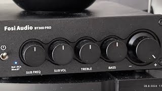 DEMO Fosi Audio BT30D Pro amp Dibeisi Q8001 amp Pioneer TSA30S4 sub [upl. by Eimaraj740]