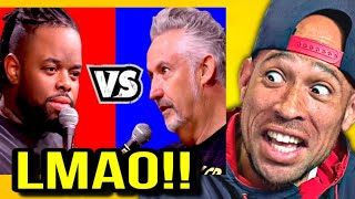 David Lucas vs Harland Williams ROAST BATTLE round 1 This is SO FIRE LMAO [upl. by Goerke971]