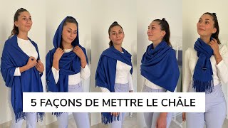 Comment porter un châle ou un foulard  5 façons [upl. by Davida768]