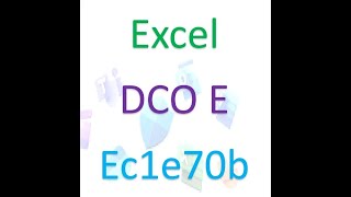 Tuto Travailler avec un tableur DCOE  Exercice Excel ec1e70b [upl. by Irving]