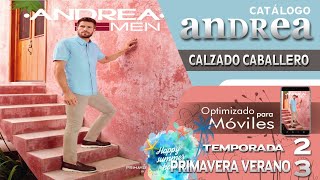 ANDREA CALZADO MEN PRIMAVERA VERANO 2023 📣 CATALOGO DIGITAL [upl. by Sidman712]