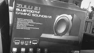 Blackweb Gaming soundbar REVIEW BluetoothZulu 21 [upl. by Wendalyn]