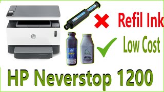 How to refill Hp Neverstop MFP 1200a1200w New 2023  Easy To refill 103A toner   just 150 rs [upl. by Jerome]