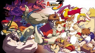 Street Fighter Alpha 3 Max HD  Todos los Finales y Ataques Especiales [upl. by Ellehcem696]