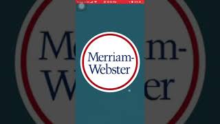 How To Download MerriamWebster Dictionary in Your iPhone [upl. by Rolando]