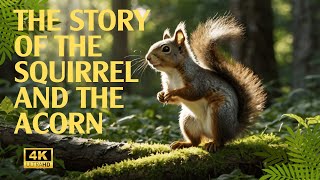 The Story of the Squirrel and the Acorn  Tell animal stories 4k [upl. by Sapers50]