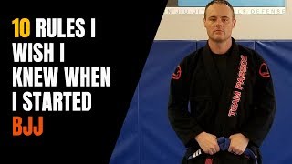 10 BJJ Rules I Wish I Knew On Day One [upl. by Eimat789]