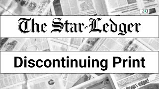 The StarLedger to Discontinue Print Version [upl. by Anerul]